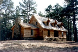Log Home Built With Wholesale Logs 300x202 